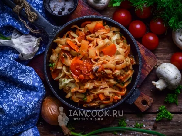 Фото блюда: Постный лагман