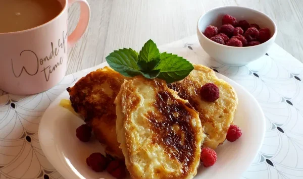 Фото блюда: Гренки со сгущёнкой