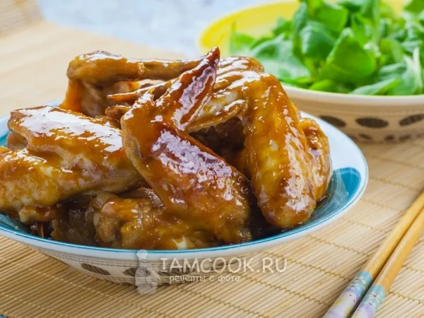 Фото готового блюда: Крылышки терияки
