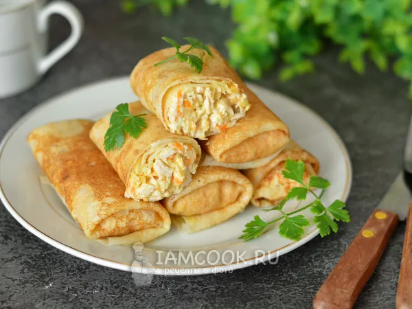 Фото блюда: Начинка для блинов из куриной грудки