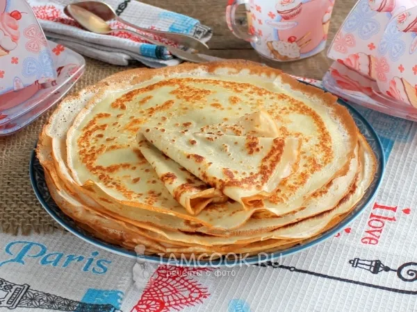 Фото блюда: Тонкие блинчики от Пьера Эрме