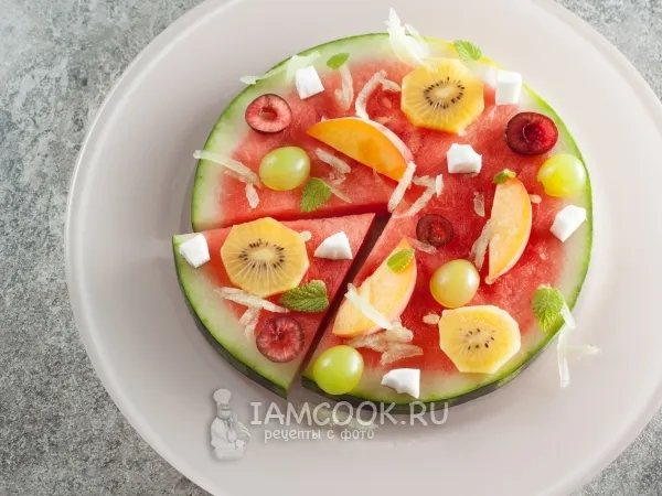 Фото блюда: Фруктовая пицца