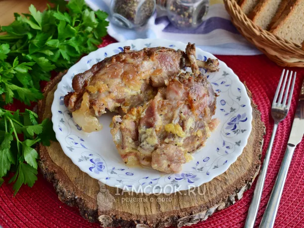 Фото готового блюда: Кролик в майонезе в духовке