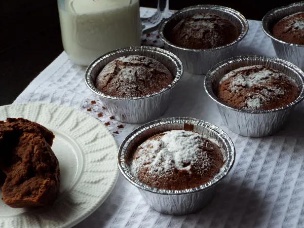 Фото блюда: Брауни кексы (маффины, капкейки)