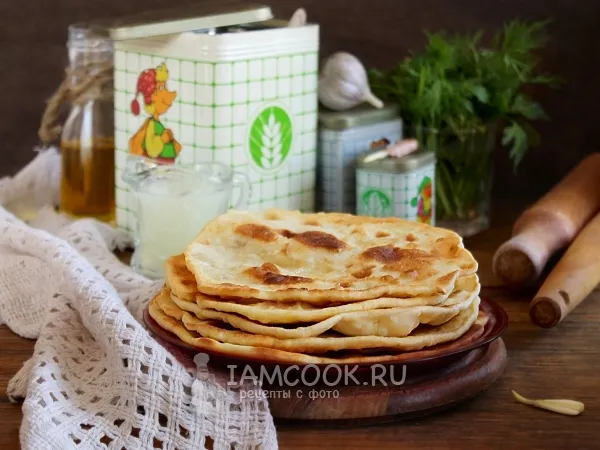 Фото блюда: Лепёшки на сыворотке на сковороде