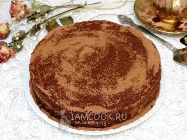 Фото готового блюда: Трюфельный торт