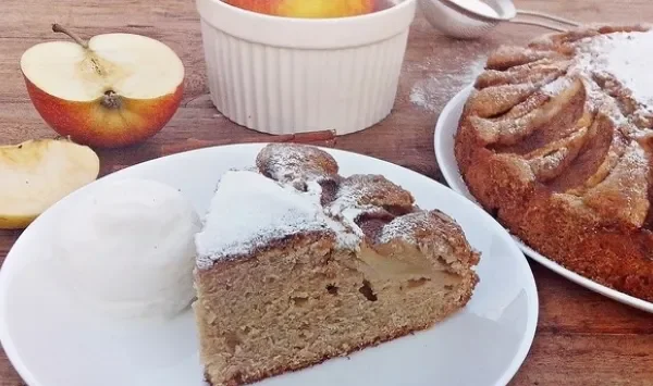 Фото блюда: Пирог с яблоками и корицей