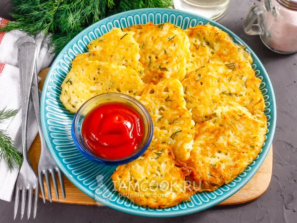 Фото готового блюда: Оладьи из вермишели