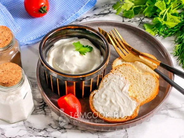 Фото блюда: Сыр Филадельфия из кефира в домашних условиях