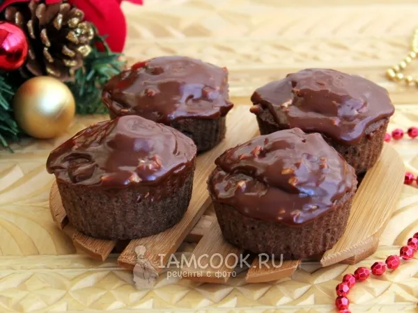 Фото блюда: Кексы черемуховые