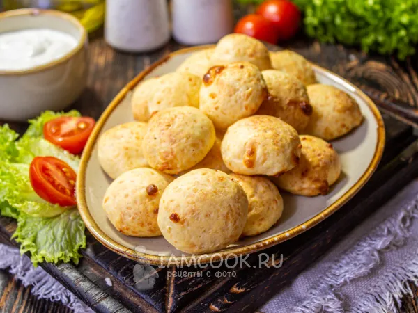Фото готового блюда: Сырные шарики в духовке