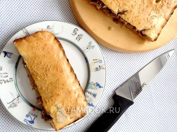 Фото блюда: Пирог с бараниной по-восточному