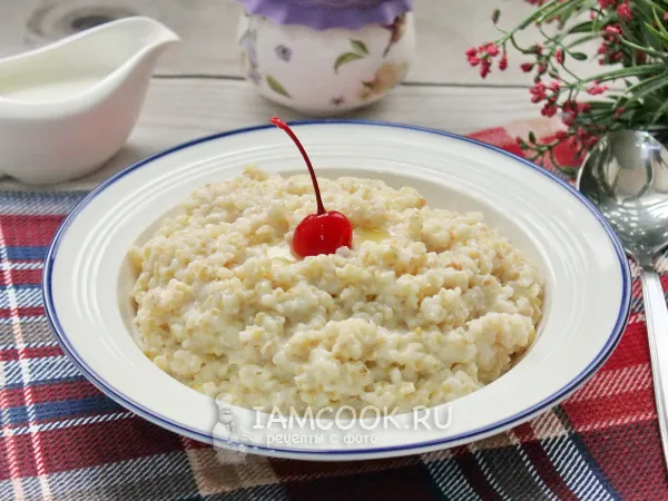 Фото блюда: Пшеничная каша в пакетиках на молоке