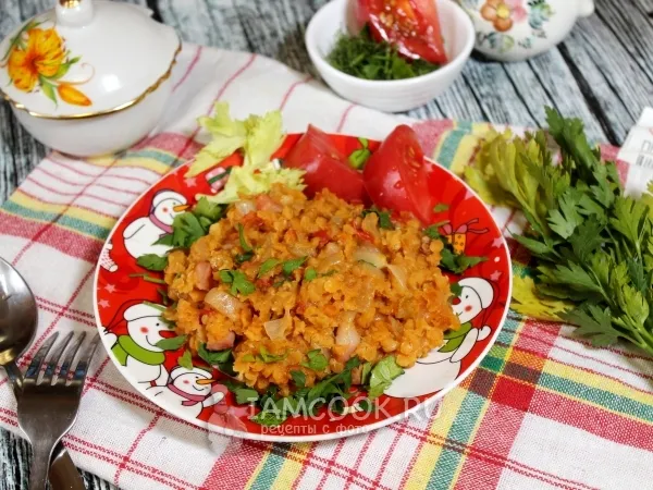 Фото блюда: Чечевица с беконом