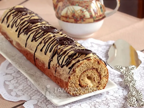 Фото блюда: Медовый рулет