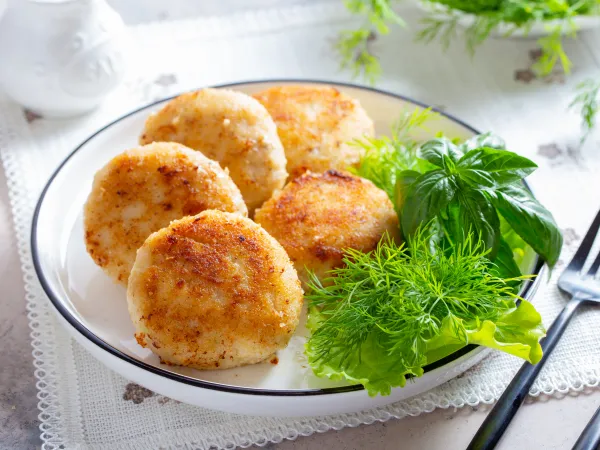 Фото блюда: Котлеты из морского окуня