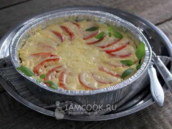 Фото блюда: Запеканка из кабачков с фаршем в мультиварке