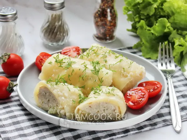 Фото готового блюда: Голубцы в молоке