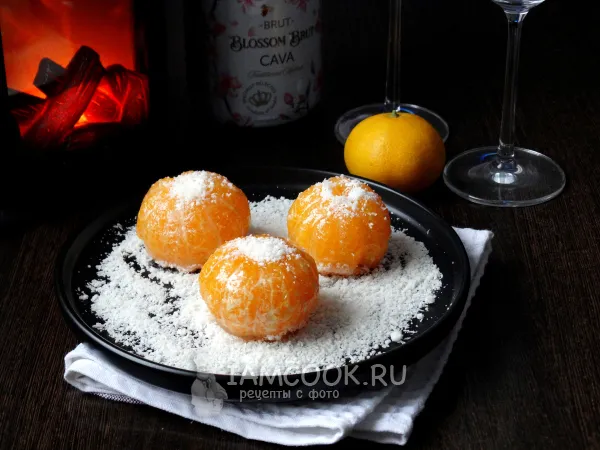 Фото блюда: Мандарины в карамели