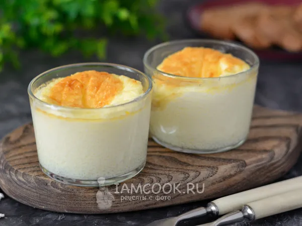 Фото блюда: Пышный омлет на воде в духовке