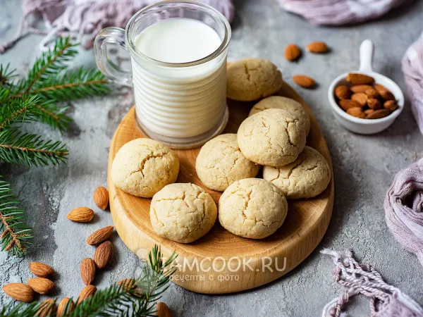 Фото готового блюда: Миндальное печенье без глютена