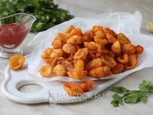 Фото блюда: Чипсы из макарон