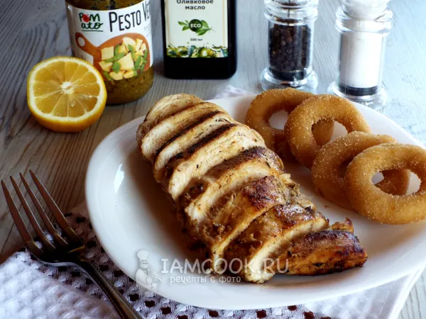 Фото готового блюда: Маринад для жарки куриного филе на сковороде