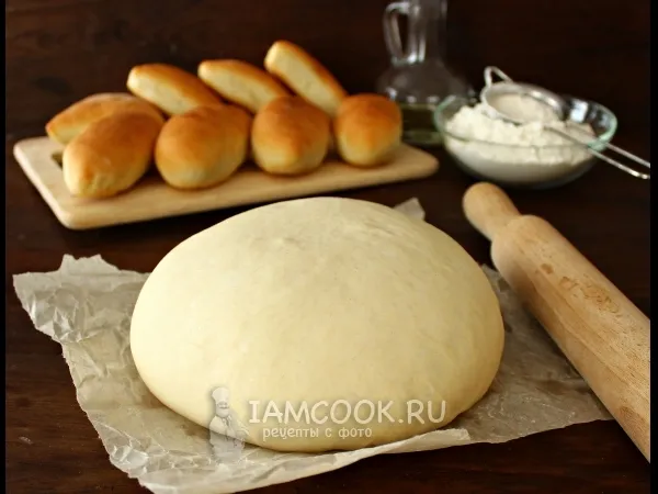 Фото блюда: Быстрое дрожжевое тесто на воде на пирожки