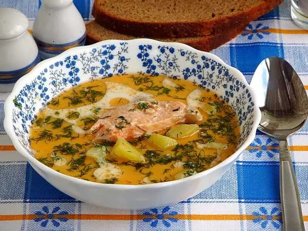 Фото блюда: Уха по-фински