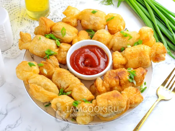 Фото готового блюда: Закусочные «конфеты» с сосисками