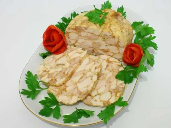 Фото блюда: «Мраморная» курица