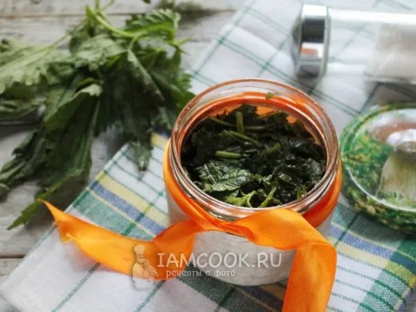 Фото блюда: Засолка крапивы