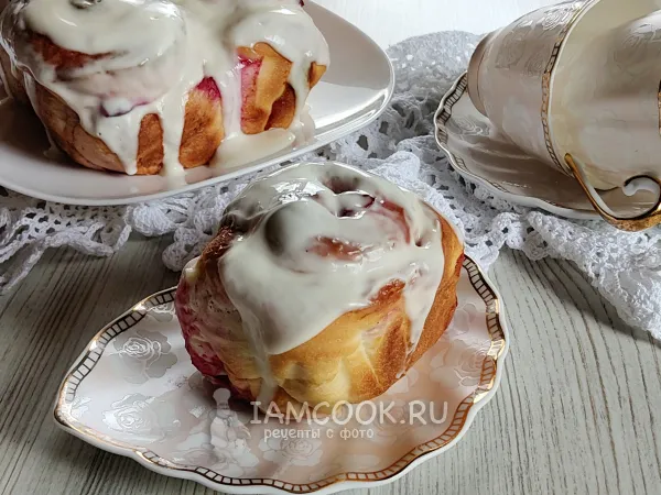 Фото блюда: Синнабоны с вишней