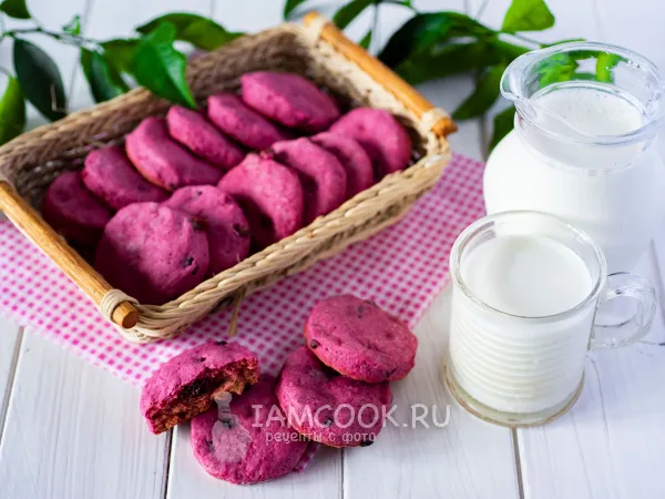 Фото готового блюда: Свекольное печенье