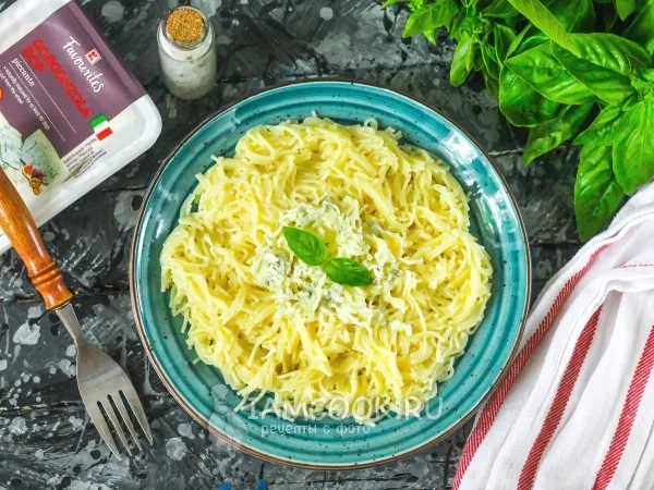 Фото блюда: Вермишель с сыром «Горгонзола»