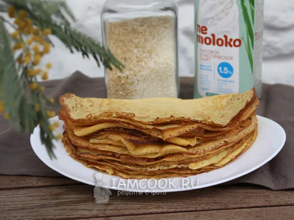 Фото готового блюда: Блины на рисовом молоке