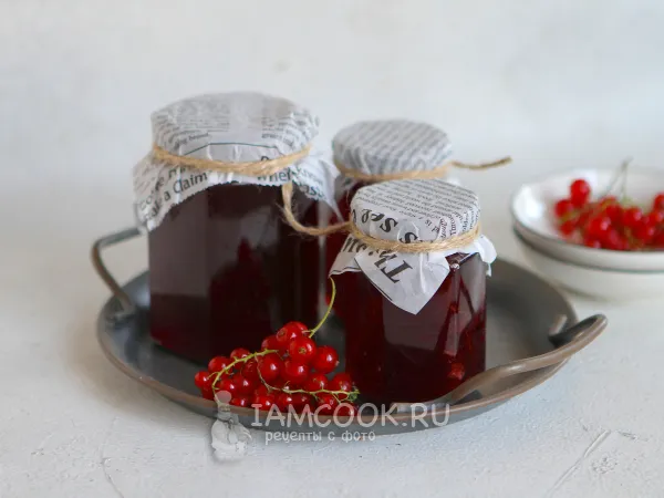 Фото блюда: Кетчуп из красной смородины на зиму