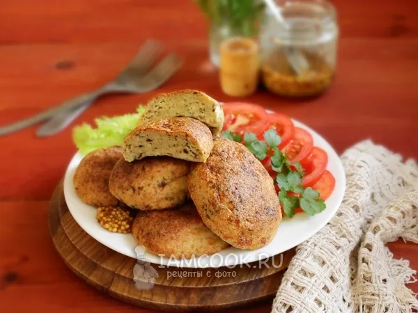 Фото блюда: Котлеты из скумбрии в духовке