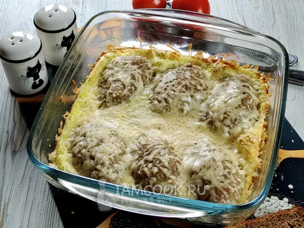 Фото блюда: Котлеты в омлете