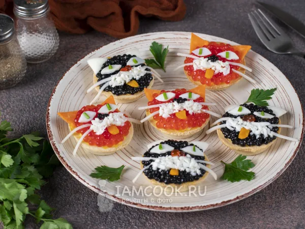 Фото блюда: Тарталетки «Котики»