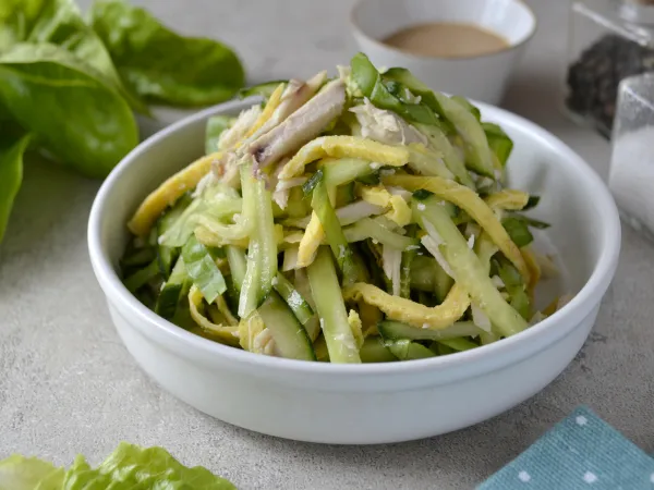 Фото готового блюда: Салат «Самурай»