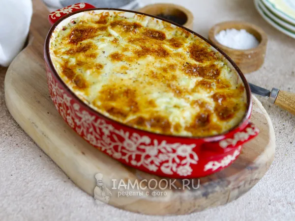 Фото блюда: Запеканка из кабачков с фаршем в аэрогриле