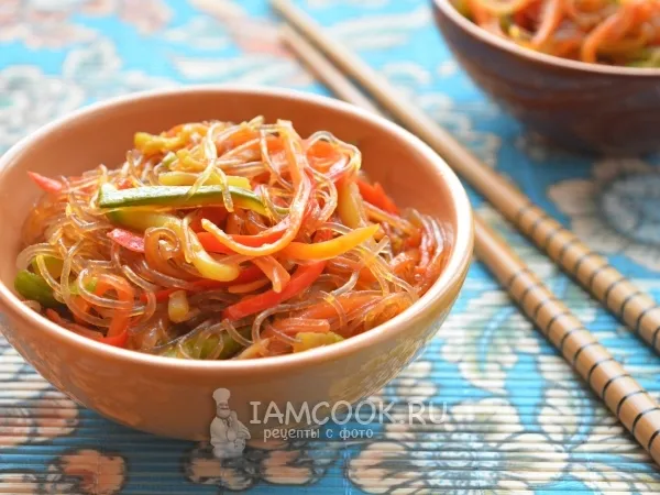 Фото блюда: Китайская лапша с овощами