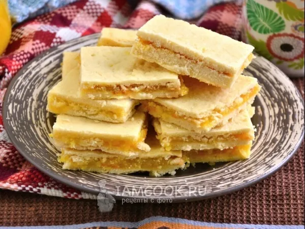 Фото готового блюда: Песочное печенье с вареньем