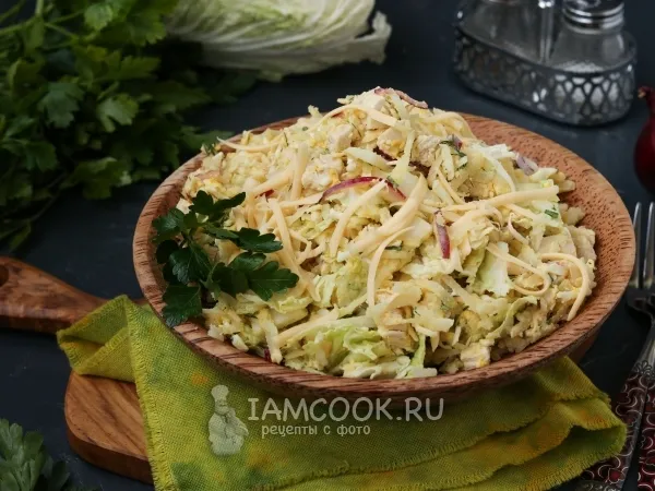 Фото блюда: Салат «Лебединый пух»