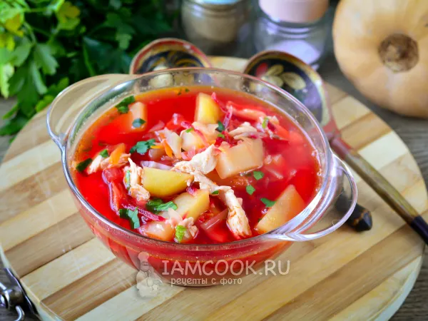 Фото блюда: Борщ с тыквой