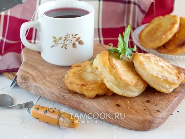 Фото блюда: Колбаса в кляре на сковороде