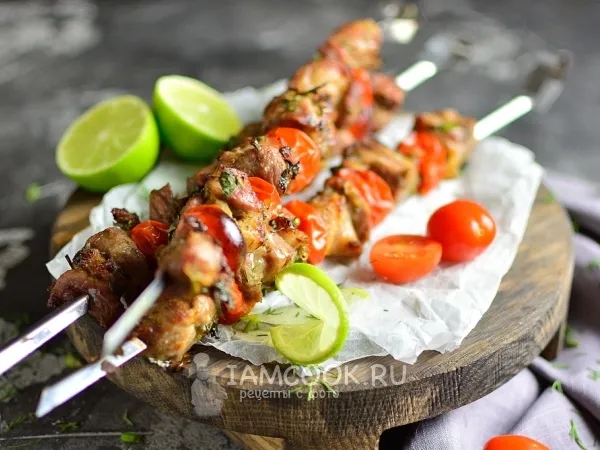 Фото готового блюда: Шашлык в собственном соку