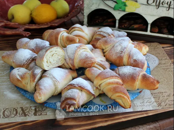 Фото блюда: Слойки с марципаном