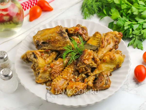 Фото блюда: Жареная утка (кусочками, на сковороде)